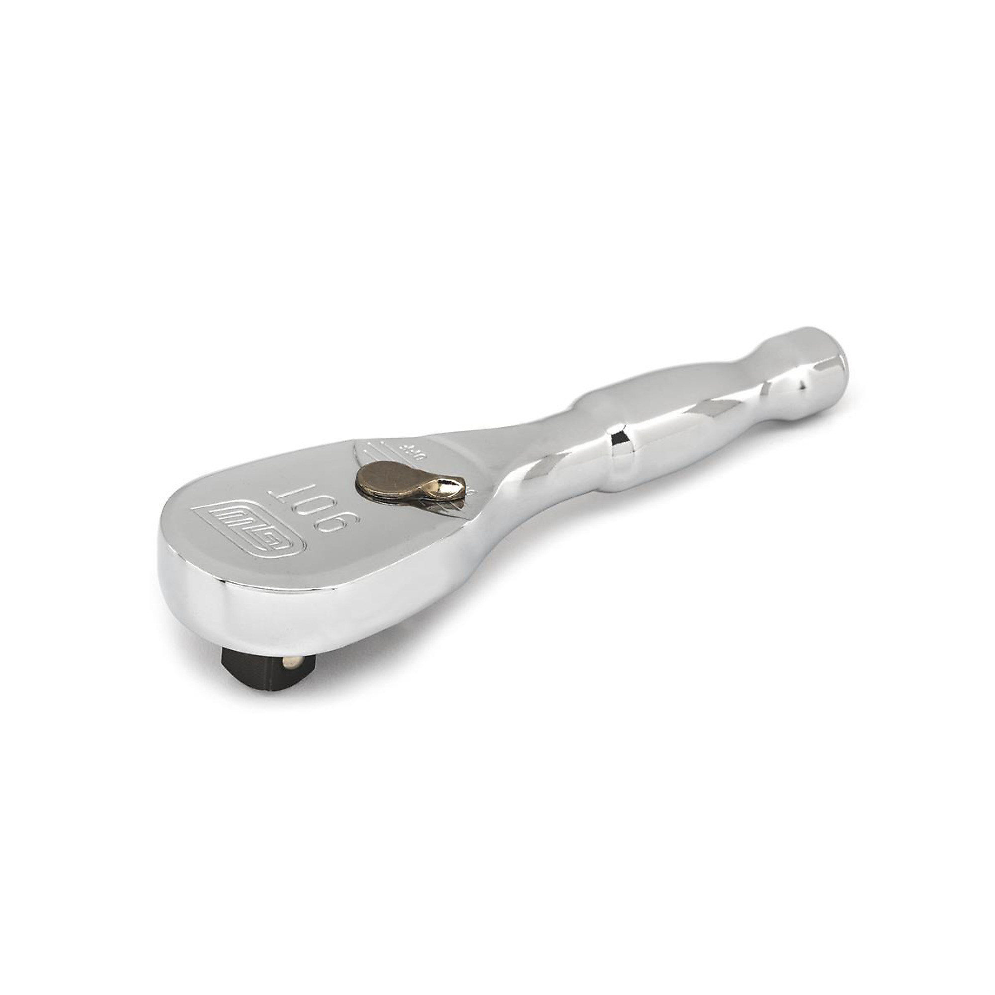 GearWrench 3/8in. Drive Stubby Teardrop Ratchet — 90-Tooth, Model# KDT81209T